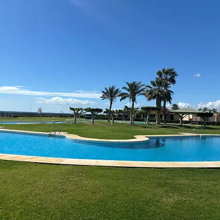 Luz De Baria Con Gran Jardin En Primera Linea Urbanizacion Playa De Baria 2 Apartment Vera