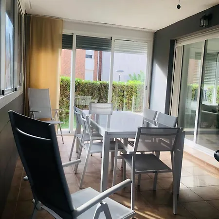 Apartment Luz De Baria Con Gran Jardin En Primera Linea Urbanizacion Playa De Baria 2